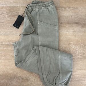 Rails Women’s Olive Green Jogger, Tie Waist Pants